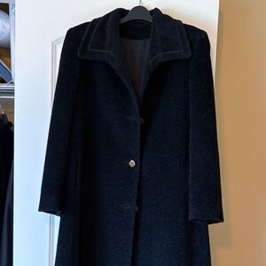 EUC Mallia made in Italy Wool and Alpaca Coat Size 10